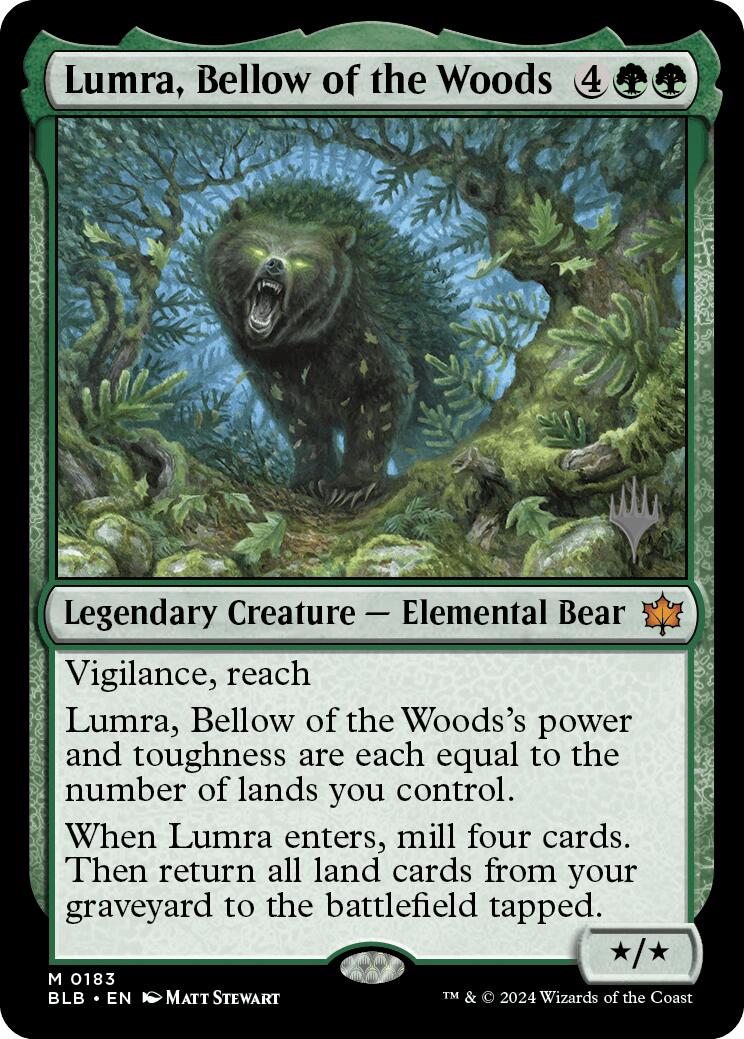 Lumra, Bellow of the Woods (Promo Pack) [Bloomburrow Promos] | North Valley Games