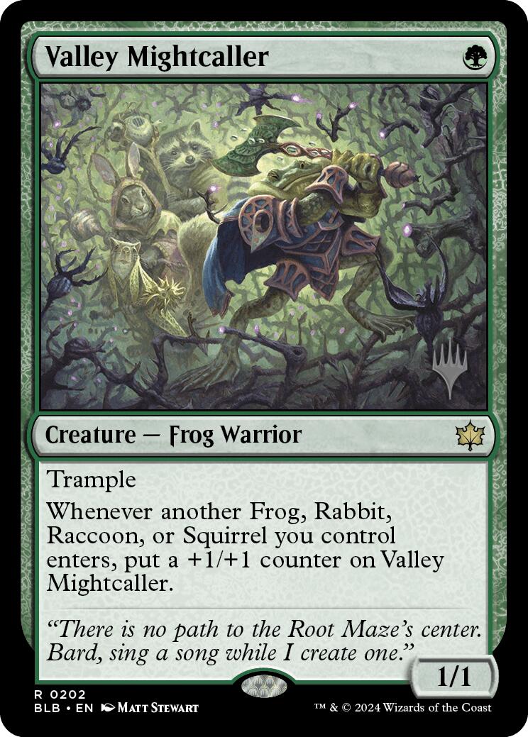 Valley Mightcaller (Promo Pack) [Bloomburrow Promos] | North Valley Games
