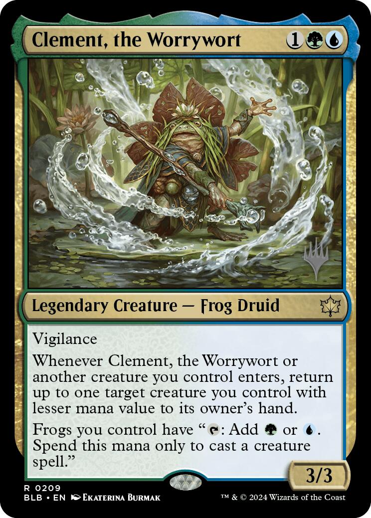 Clement, the Worrywort (Promo Pack) [Bloomburrow Promos] | North Valley Games