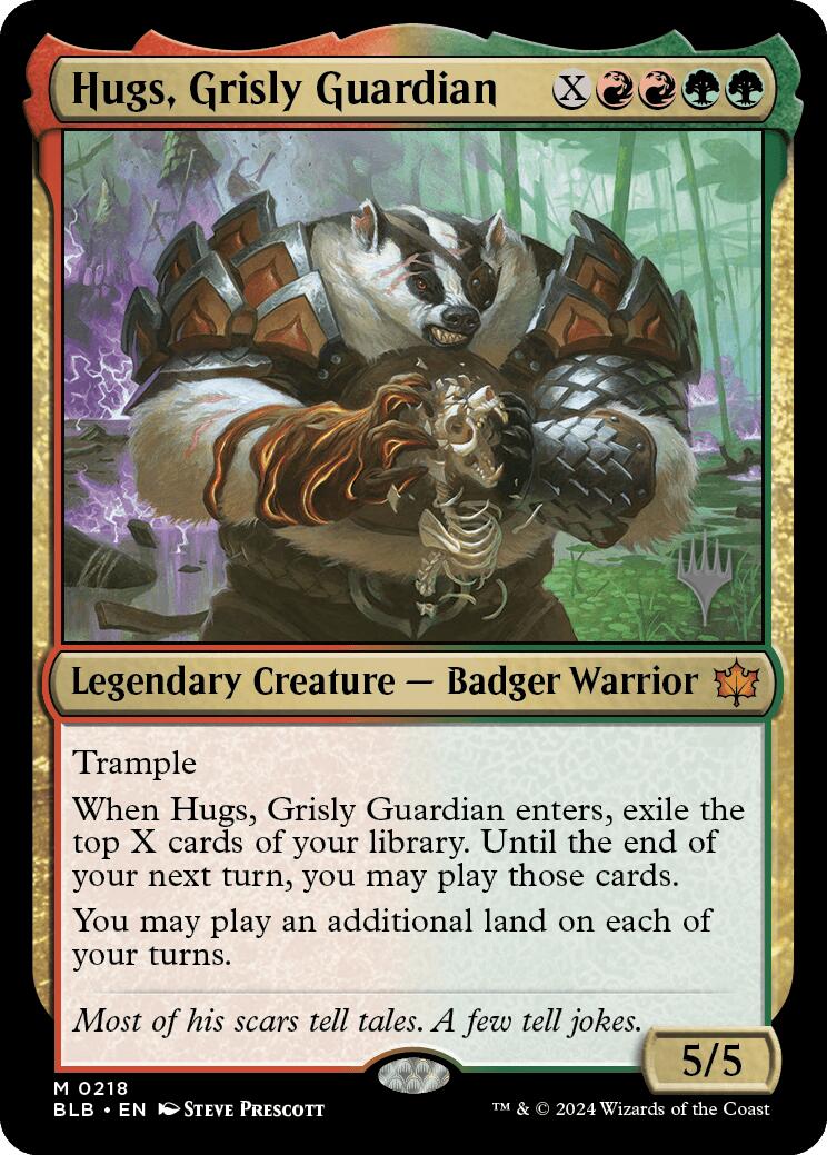 Hugs, Grisly Guardian (Promo Pack) [Bloomburrow Promos] | North Valley Games