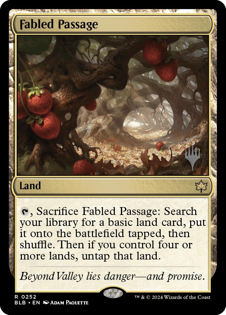 Fabled Passage (Promo Pack) [Bloomburrow Promos] | North Valley Games
