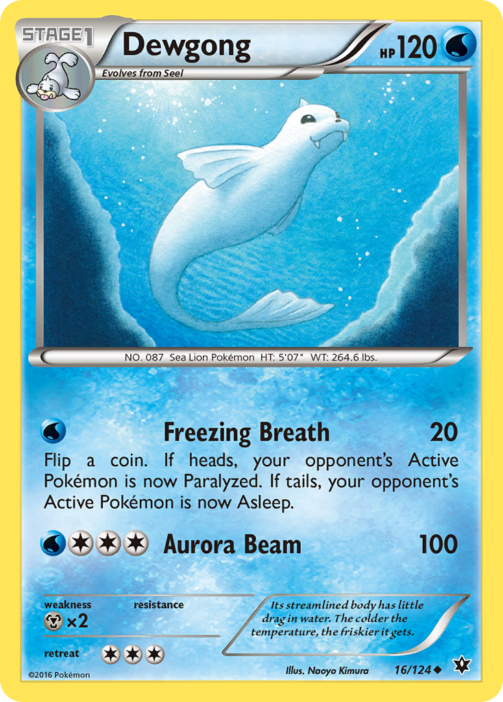 Dewgong (16/124) [XY: Fates Collide] | North Valley Games