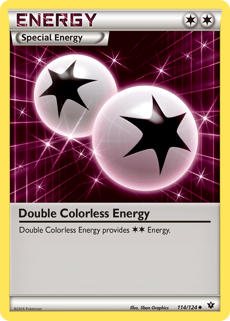Double Colorless Energy (114/124) [XY: Fates Collide] | North Valley Games
