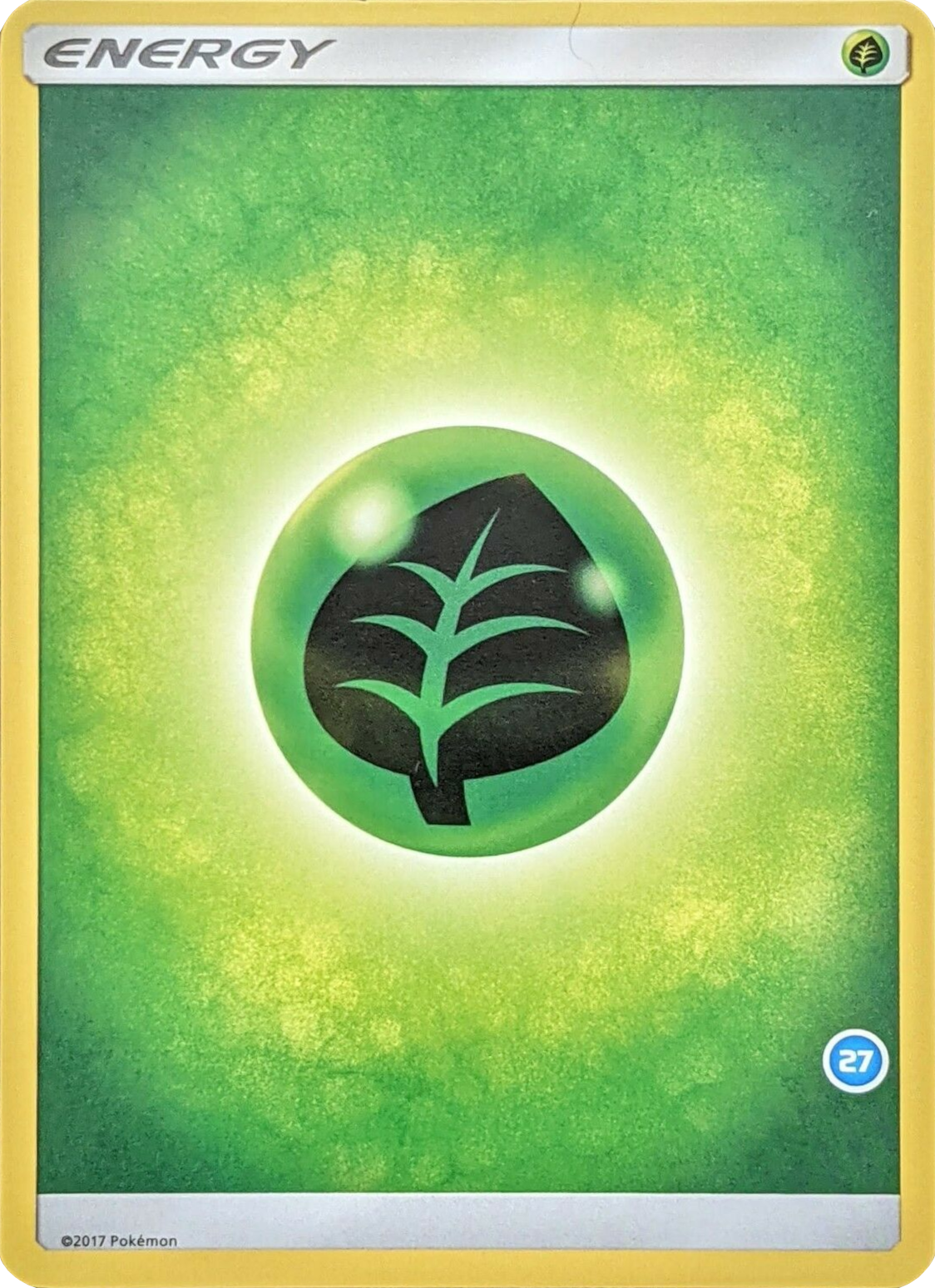 Grass Energy (Deck Exclusive #27) [Sun & Moon: Trainer Kit - Alolan Ninetales] | North Valley Games