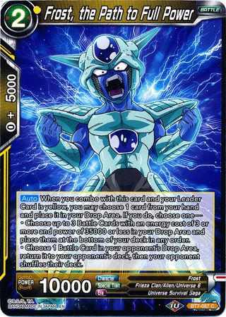 Frost, the Path to Full Power (BT7-087) [Assault of the Saiyans] | North Valley Games
