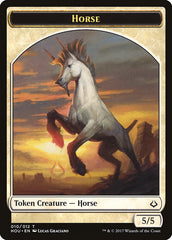 Adorned Pouncer // Horse Double-Sided Token [Hour of Devastation Tokens] | North Valley Games