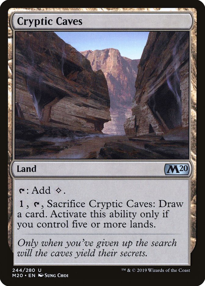 Cryptic Caves [Core Set 2020] | North Valley Games