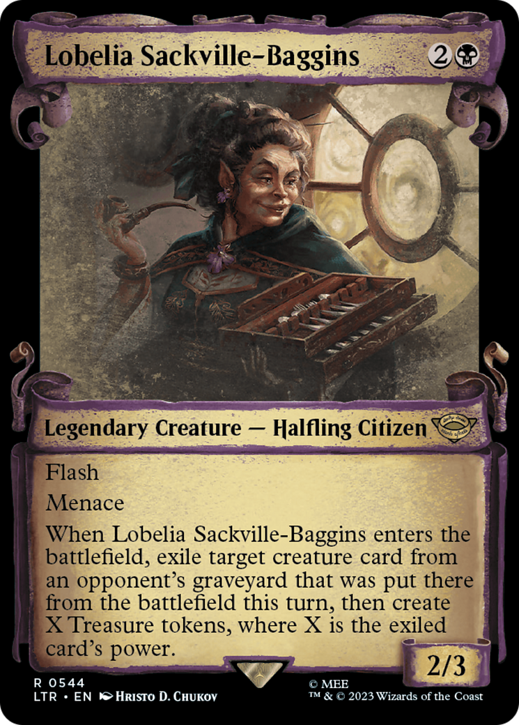 Lobelia Sackville-Baggins [The Lord of the Rings: Tales of Middle-Earth Showcase Scrolls] | North Valley Games