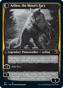 Arlinn, the Pack's Hope // Arlinn, the Moon's Fury [Innistrad: Double Feature] | North Valley Games
