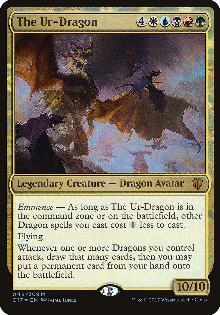 The Ur-Dragon (Oversized) [Commander 2017 Oversized] | North Valley Games