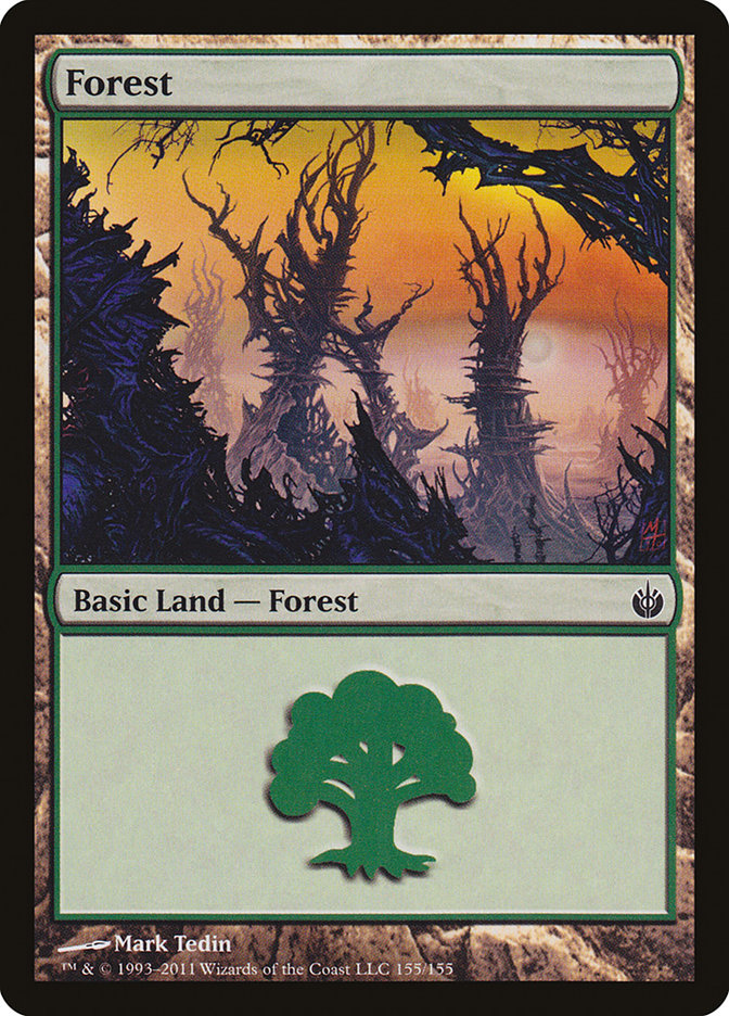 Forest (155) [Mirrodin Besieged] | North Valley Games