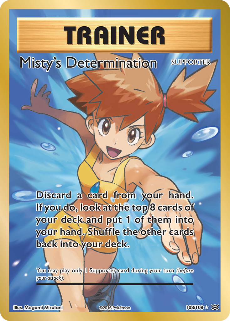 Misty's Determination (108/108) [XY: Evolutions] | North Valley Games
