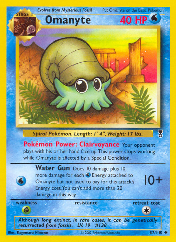Omanyte (57/110) [Legendary Collection] | North Valley Games