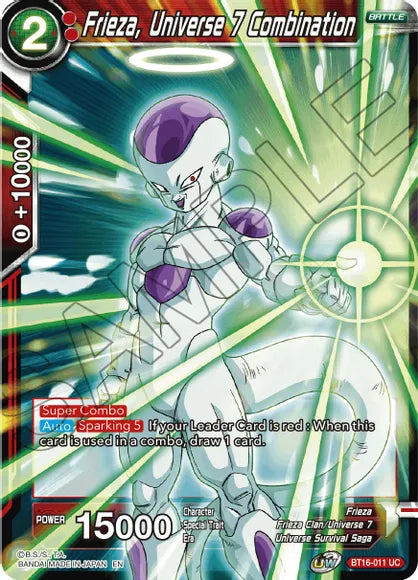 Frieza, Universe 7 Combination (BT16-011) [Realm of the Gods] | North Valley Games