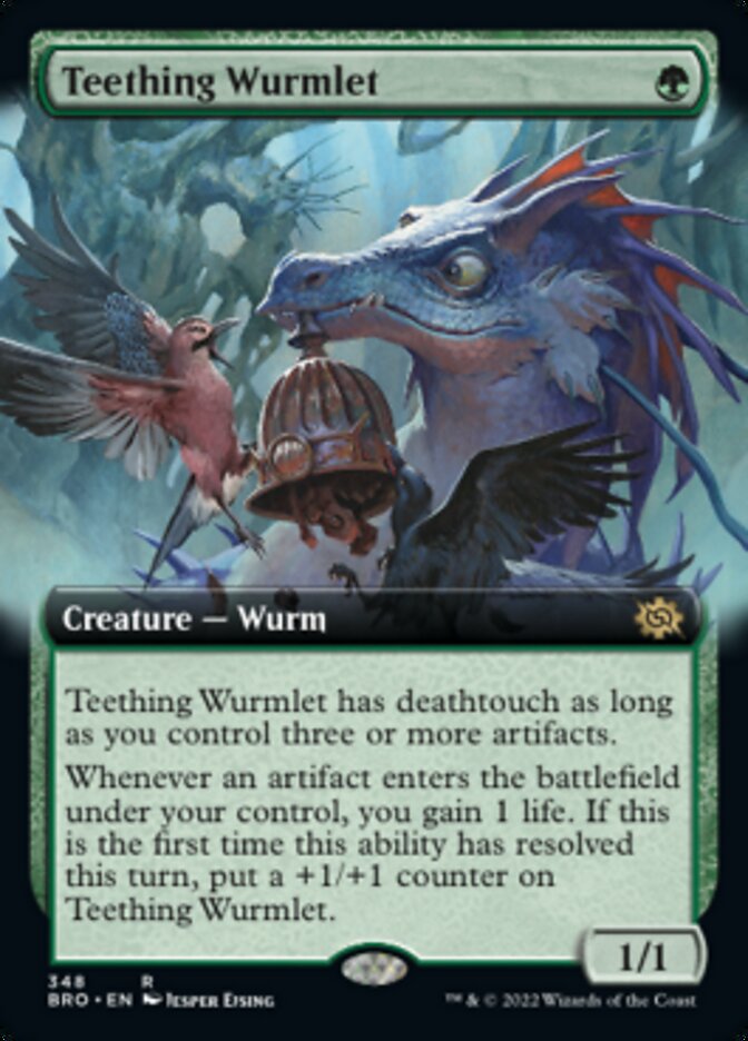 Teething Wurmlet (Extended Art) [The Brothers' War] | North Valley Games