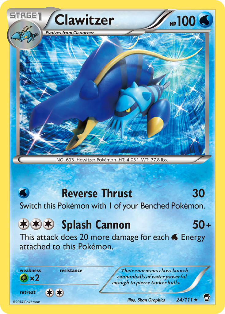 Clawitzer (24/111) [XY: Furious Fists] | North Valley Games
