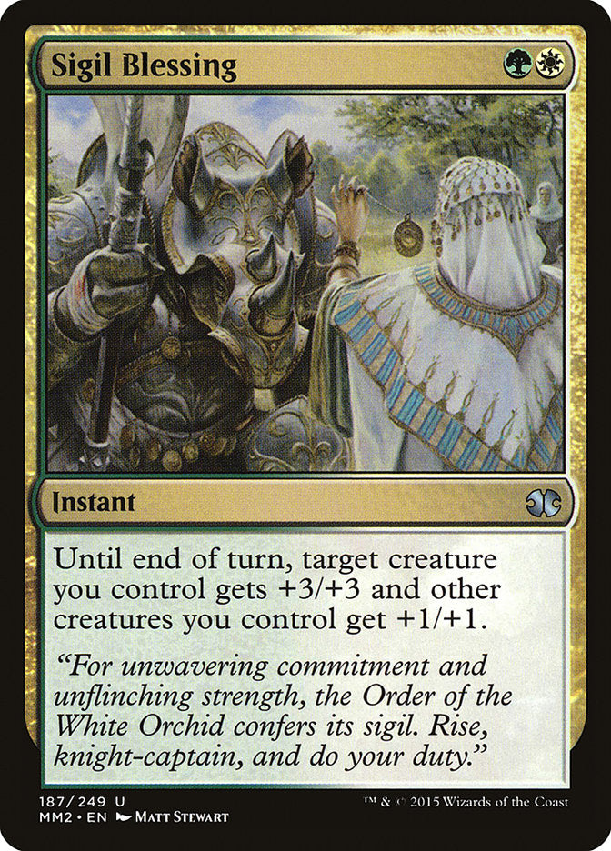 Sigil Blessing [Modern Masters 2015] | North Valley Games