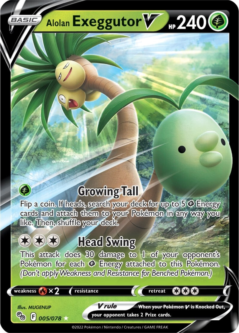 Alolan Exeggutor V (005/078) [Pokémon GO] | North Valley Games