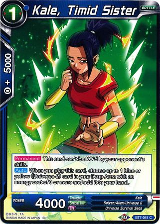 Kale, Timid Sister (BT7-041) [Assault of the Saiyans] | North Valley Games