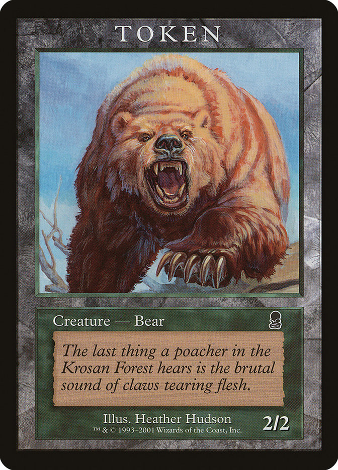 Bear Token [Magic Player Rewards 2001] | North Valley Games