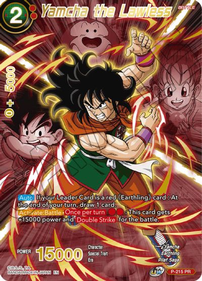 Yamcha the Lawless (Alternate Art) (P-215) [Special Anniversary Set 2021] | North Valley Games