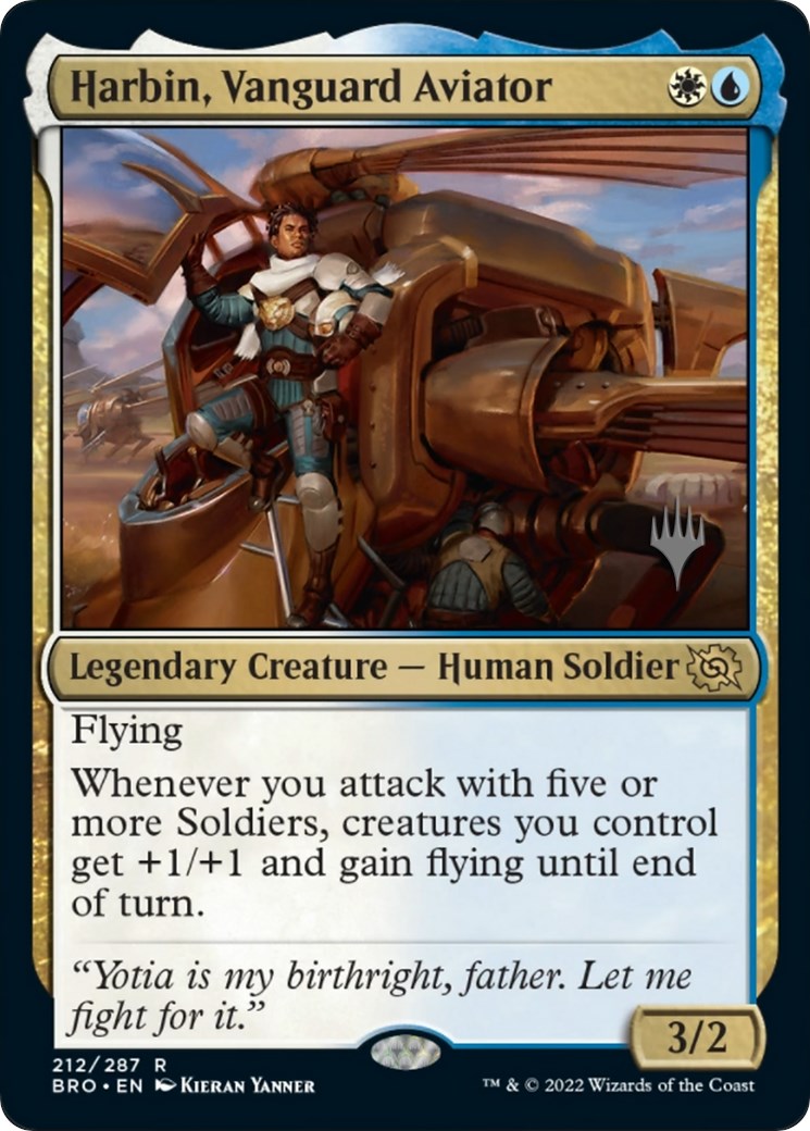 Harbin, Vanguard Aviator (Promo Pack) [The Brothers' War Promos] | North Valley Games
