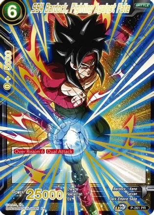 SS4 Bardock, Fighting Against Fate (Gold Stamped) (P-261) [Mythic Booster] | North Valley Games