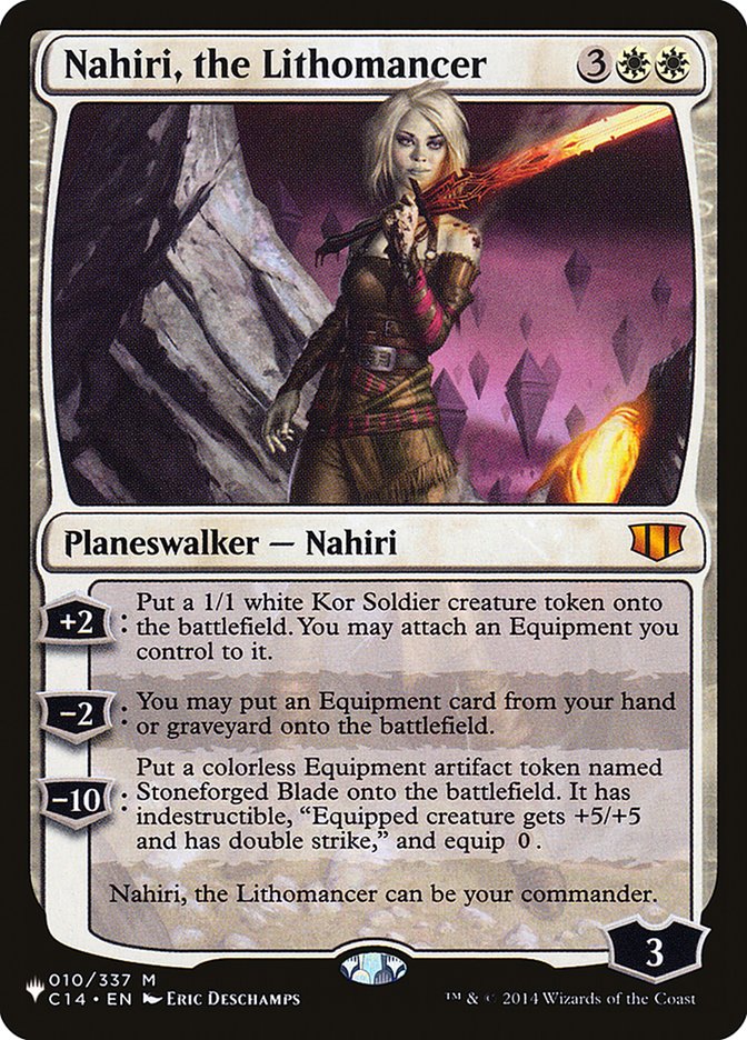 Nahiri, the Lithomancer [The List] | North Valley Games