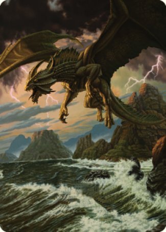 Ancient Bronze Dragon Art Card (03) [Commander Legends: Battle for Baldur's Gate Art Series] | North Valley Games