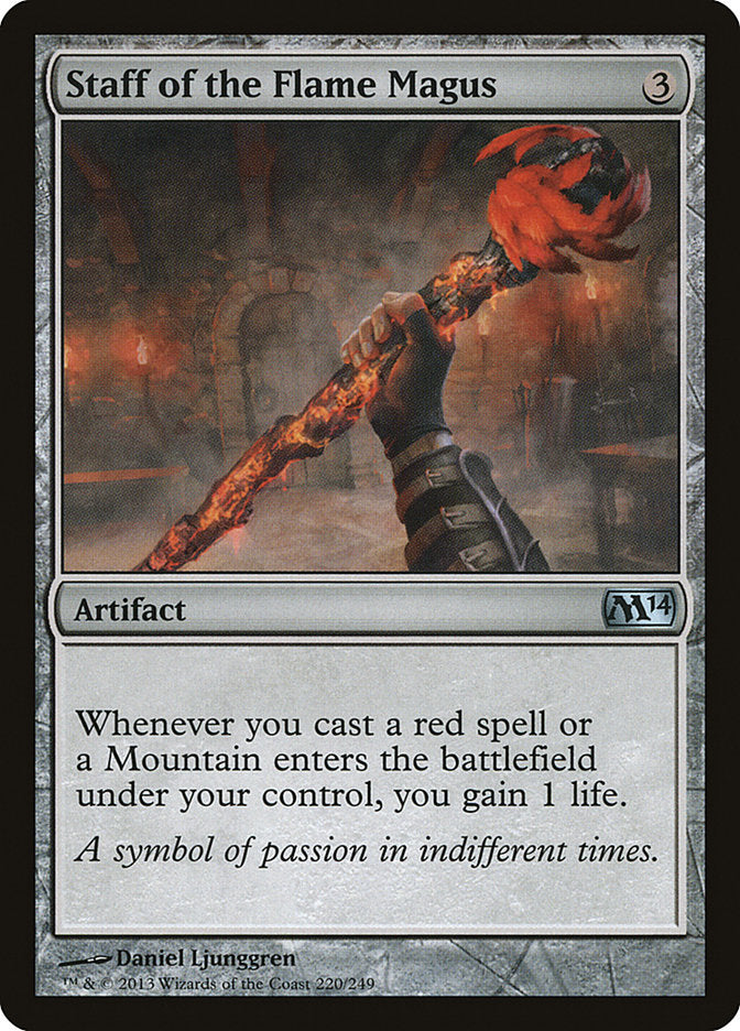 Staff of the Flame Magus [Magic 2014] | North Valley Games