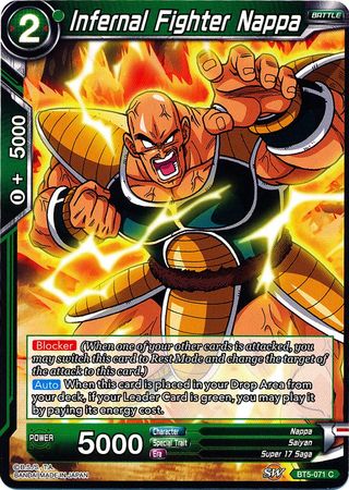 Infernal Fighter Nappa (BT5-071) [Miraculous Revival] | North Valley Games