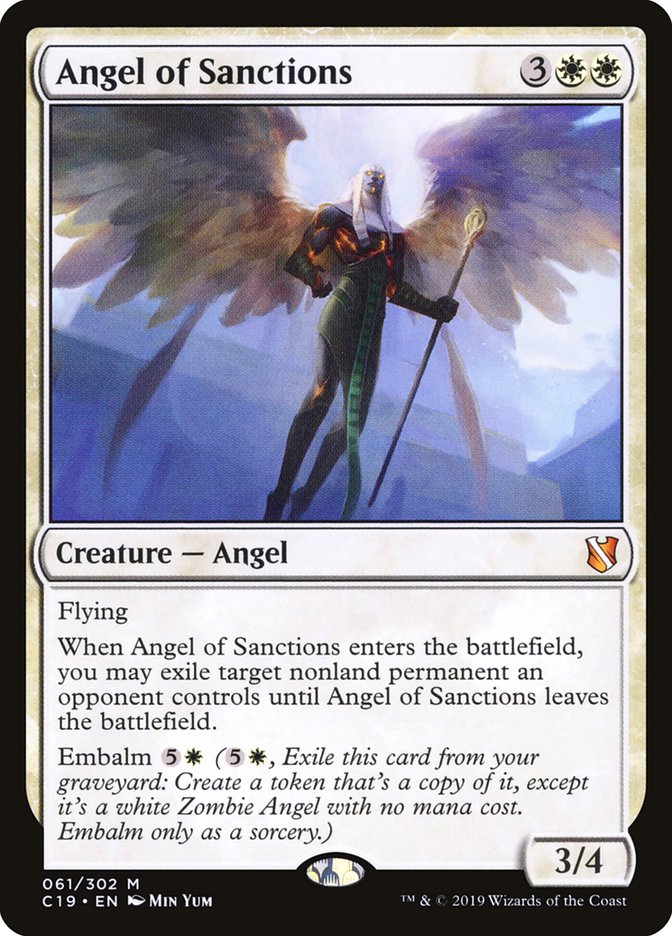 Angel of Sanctions [Commander 2019] | North Valley Games