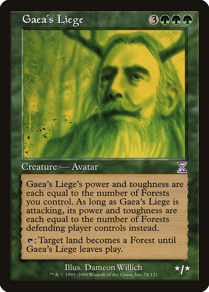 Gaea's Liege [Time Spiral Timeshifted] | North Valley Games