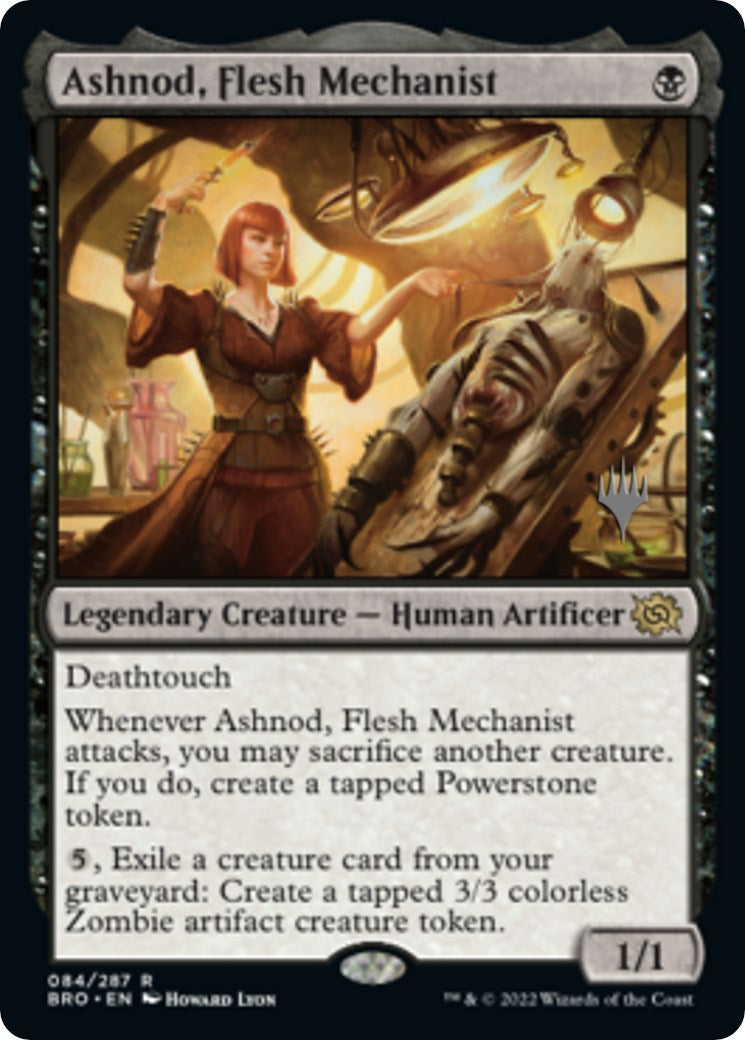 Ashnod, Flesh Mechanist (Promo Pack) [The Brothers' War Promos] | North Valley Games