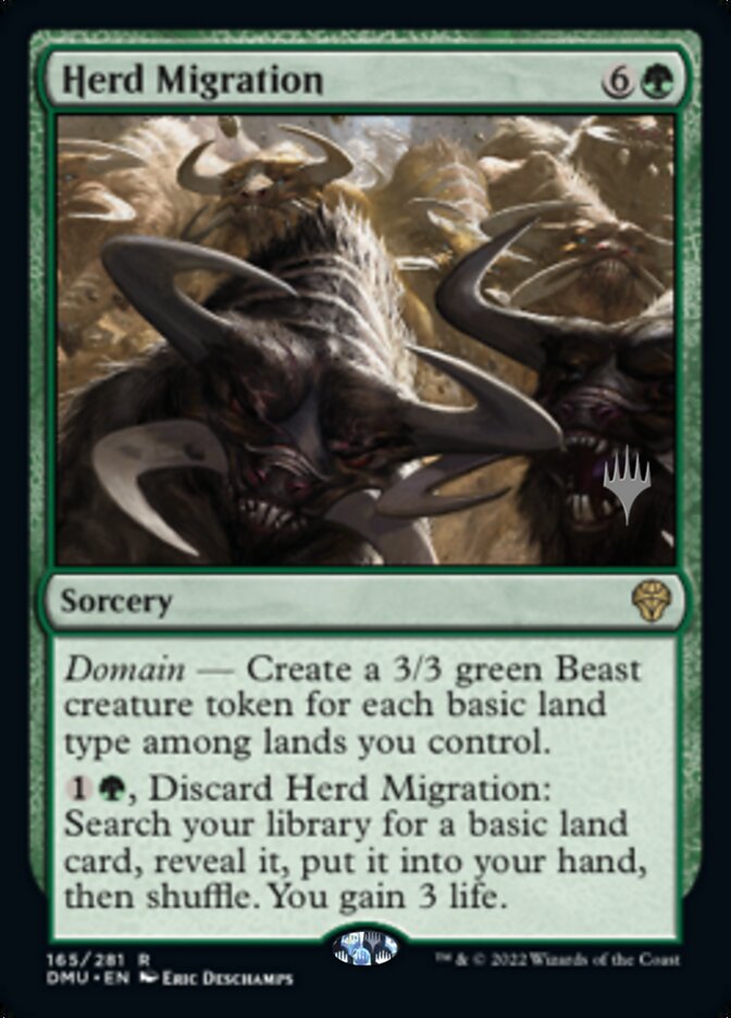 Herd Migration (Promo Pack) [Dominaria United Promos] | North Valley Games