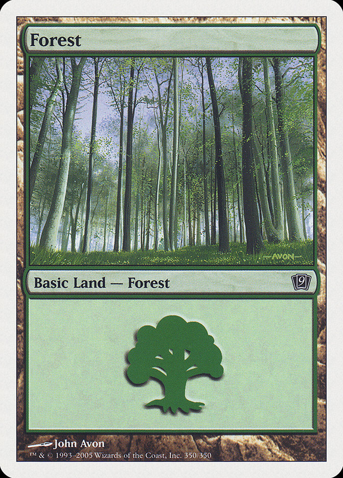 Forest (350) [Ninth Edition] | North Valley Games