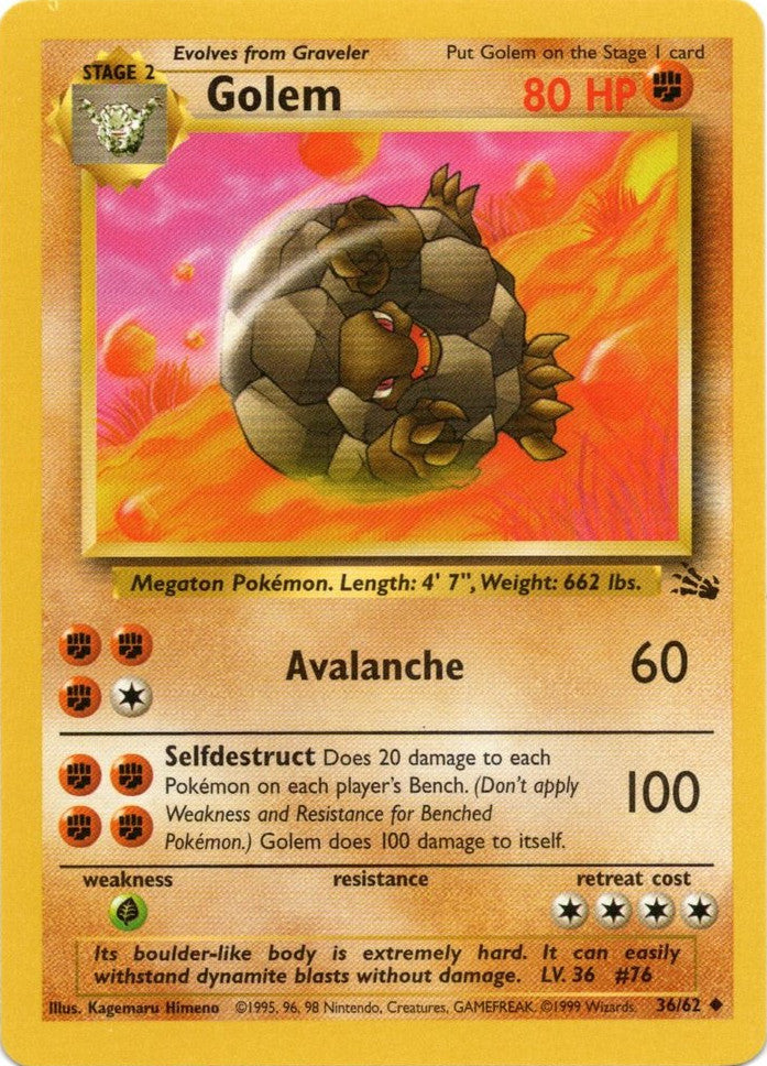 Golem (36/62) [Fossil Unlimited] | North Valley Games