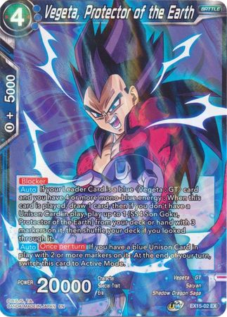 Vegeta, Protector of the Earth (EX15-02) [Battle Enhanced] | North Valley Games