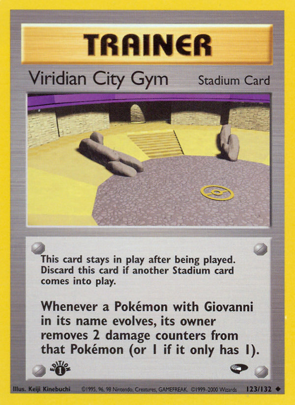 Viridian City Gym (123/132) [Gym Challenge 1st Edition] | North Valley Games