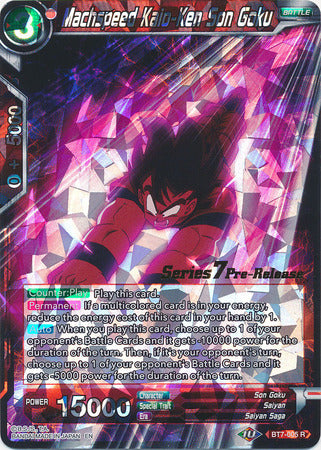 Machspeed Kaio-Ken Son Goku (BT7-005_PR) [Assault of the Saiyans Prerelease Promos] | North Valley Games