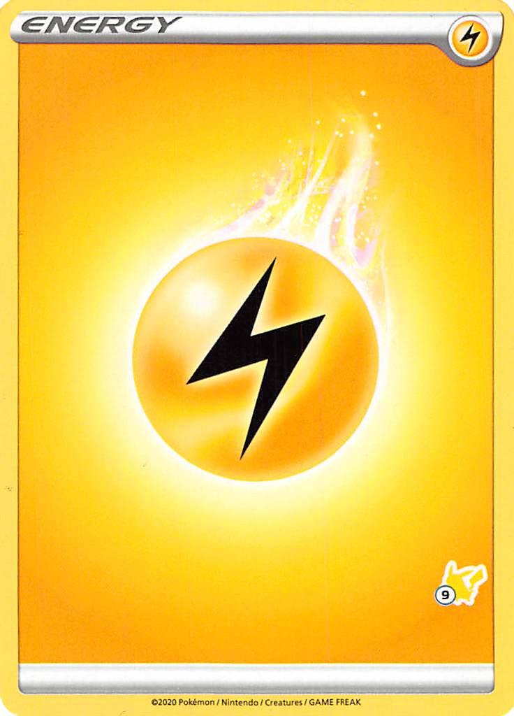 Lightning Energy (Pikachu Stamp #9) [Battle Academy 2022] | North Valley Games