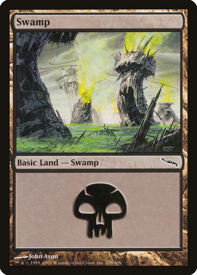 Swamp (298) [Mirrodin] | North Valley Games