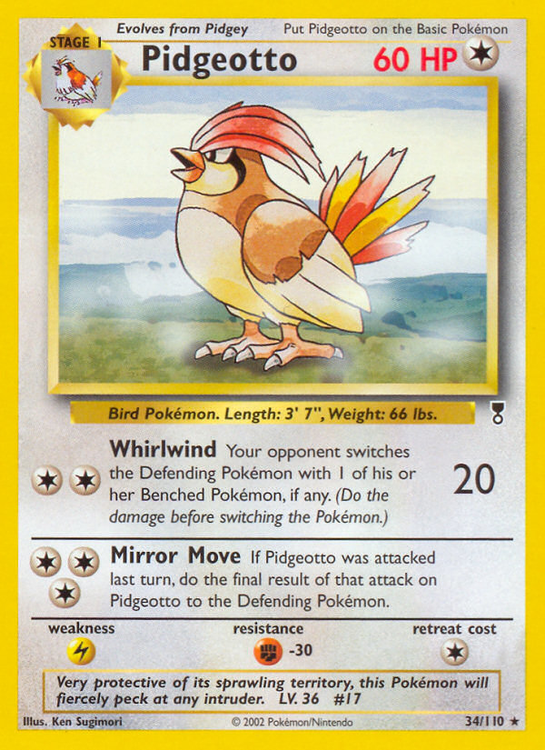 Pidgeotto (34/110) [Legendary Collection] | North Valley Games