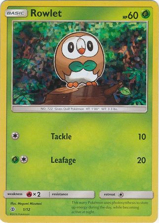 Rowlet (1/12) [McDonald's Promos: 2017 Collection] | North Valley Games