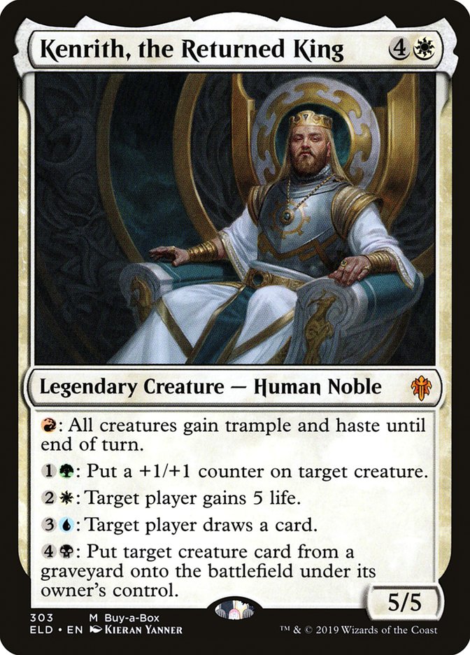 Kenrith, the Returned King (Buy-A-Box) [Throne of Eldraine Promos] | North Valley Games