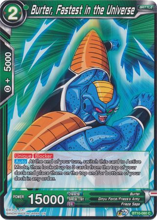 Burter, Fastest in the Universe (BT10-080) [Rise of the Unison Warrior] | North Valley Games