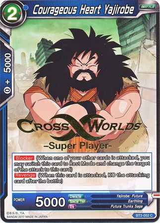 Courageous Heart Yajirobe (Super Player Stamped) (BT2-052) [Tournament Promotion Cards] | North Valley Games