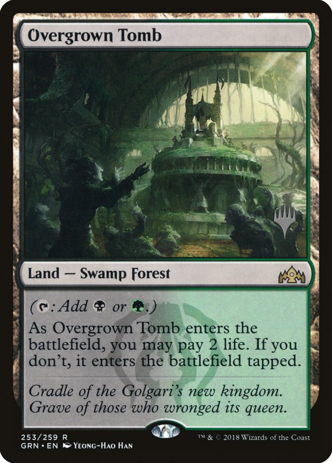 Overgrown Tomb (Promo Pack) [Guilds of Ravnica Promos] | North Valley Games