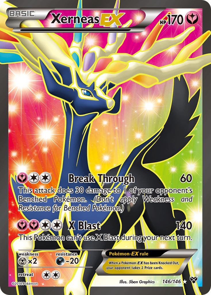Xerneas EX (146/146) [XY: Base Set] | North Valley Games