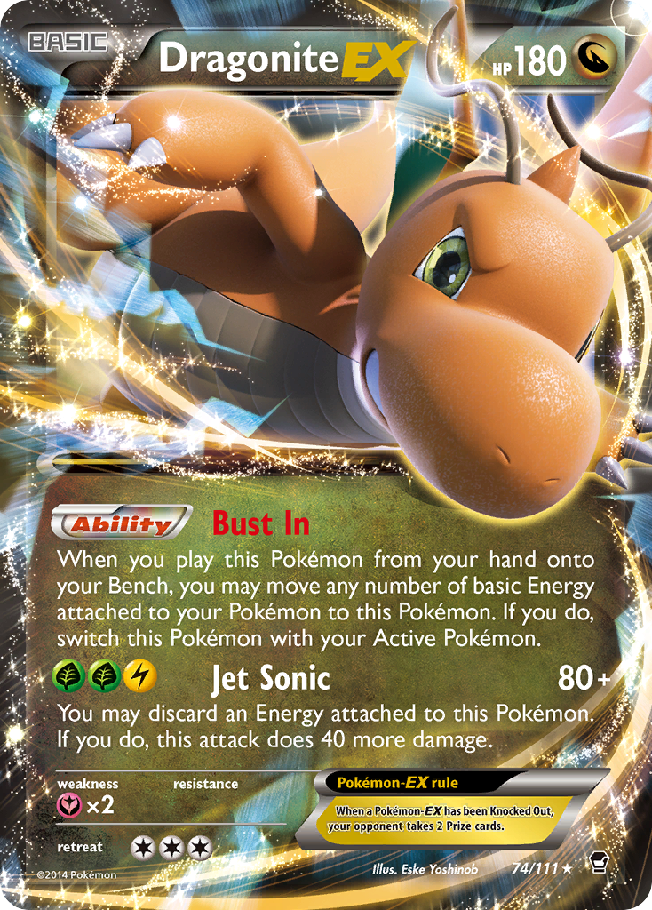 Dragonite EX (74/111) [XY: Furious Fists] | North Valley Games